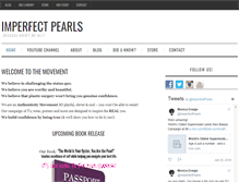 Tablet Screenshot of imperfectpearls.com